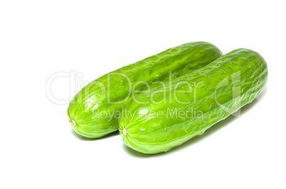 Green cucumbers