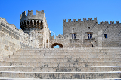 Palace of Grand Masters, Rhodes, Greece.