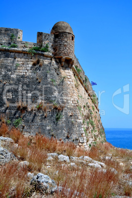 Fortetza: Venetian fortress in Rethymno, Crete.