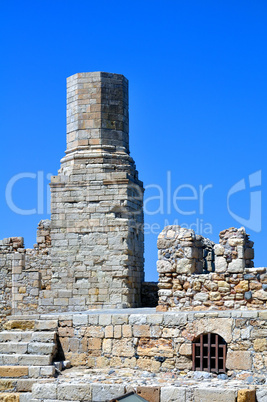 Fortification: Venetian castle (Koules), in Crete, Greece.