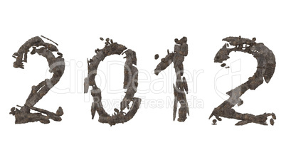 abstract stone lettering 2012