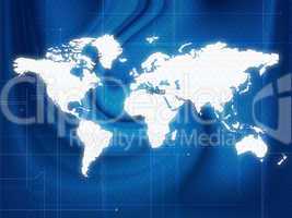 world map techno