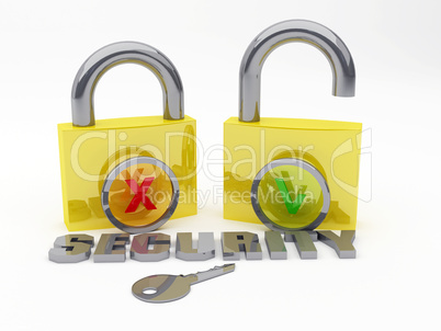 Security padlock