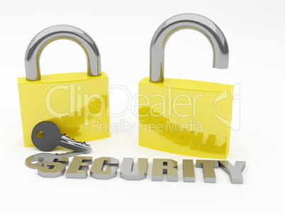 Security padlock