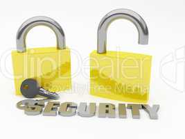 Security padlock