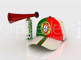 Portugal soccer hat