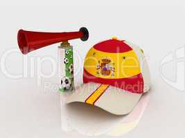 Spain soccer hat