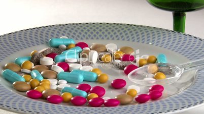 Pills (Tablets, Drugs) for breakfast