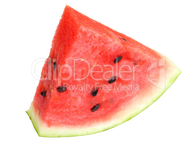 Watermelon with dry stem