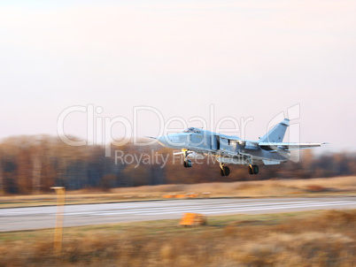 Military jet bomber