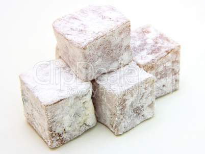 Turkish delight (lokum) confection