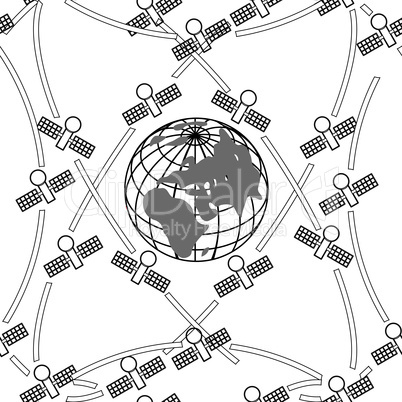 space satellites in eccentric orbits around the Earth.