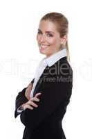 Glamorous Positive Smiling Businesswoman