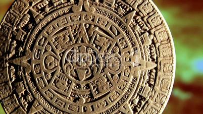 Maya calendar, red space, zoom out