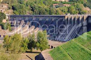Staumauer - reservoir dam 01