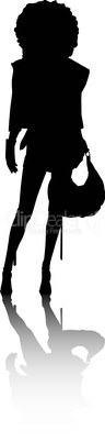 Silhouette fashion girls