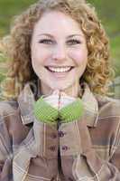 Pretty Young Smiling Woman Portrait