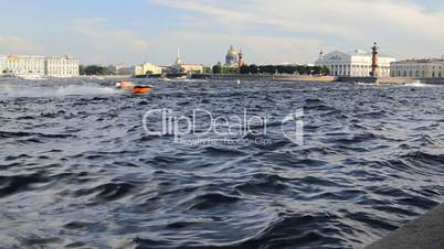 24 hour motor boat race in Saint-Petersburg