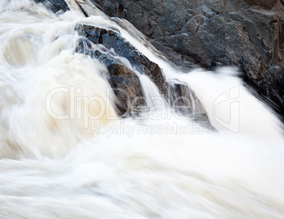 Great Falls Washington at dusk