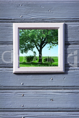 Wood frame