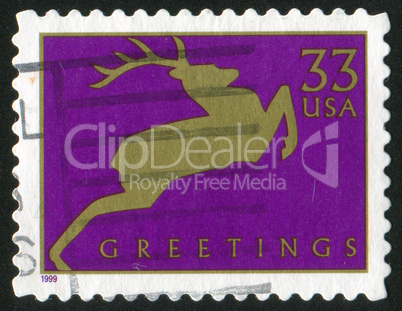 stamp deer