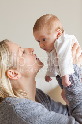 Mom holding her newborn