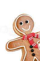Smiling Gingerbread Man
