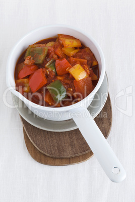 Paprika mit Tomatensauce - Pepper with tomato sauce