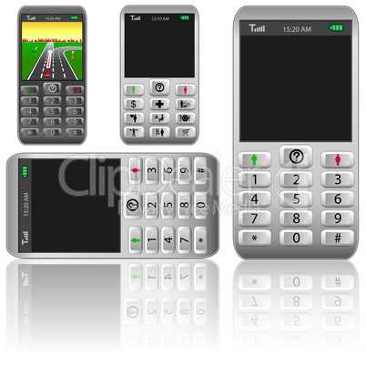 Vector mobile phones,original design