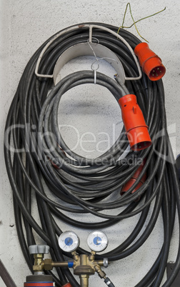 cables in repair shop