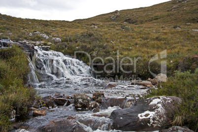 small river in scottish highlands