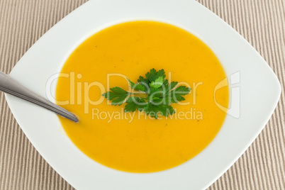 Carrot soup.