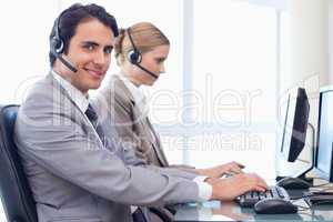 Smiling operators using a computer