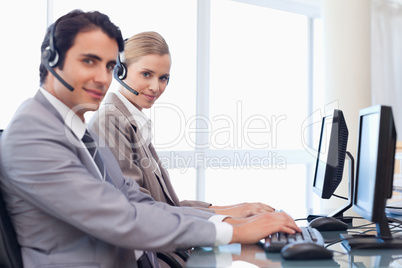 Good looking operators using a computer