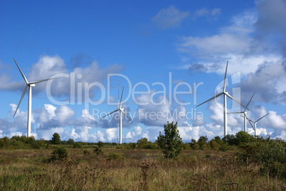 Landscape with a propeller