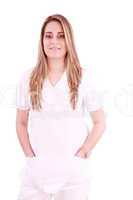 Young female doctor or nurse