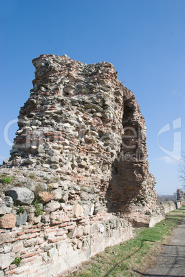 Gate of the fotress wall in Hissar, Bulgaria