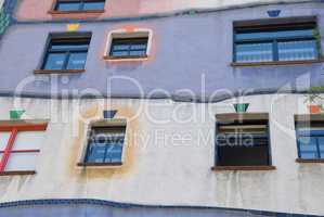 Colorful Facade - Hundertwasser House - Vienna