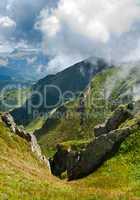 Trekking: Carpathian mountains landscape