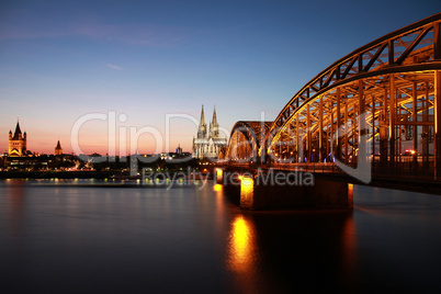 Köln: Dom und Hohenzollernbrücke