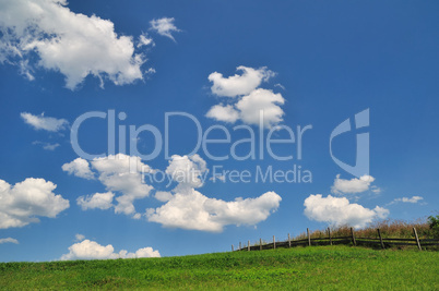 Field and sky