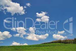 Field and sky