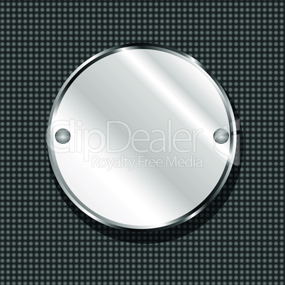 round metal plate texture. steel vector background