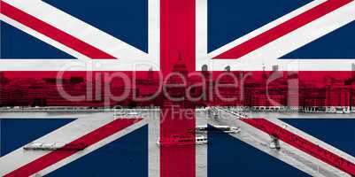 London over flag