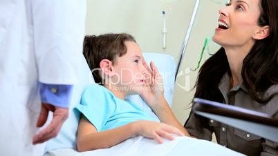 Kind im Krankenhaus
