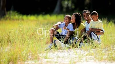 Familie im Park