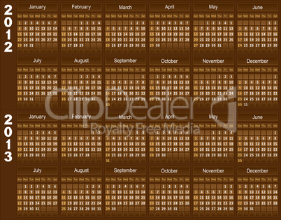 Chocolate calendar.