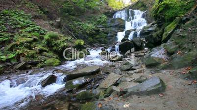 forest waterfall