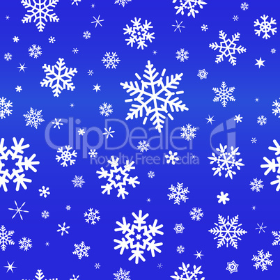 samless pattern snowflakes