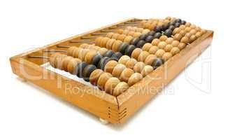 old wooden abacus close up